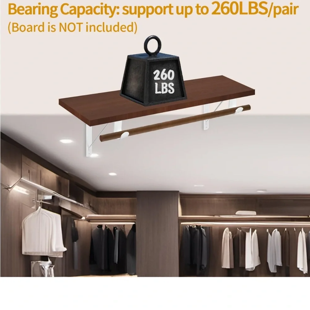 White Metal Wall mounts